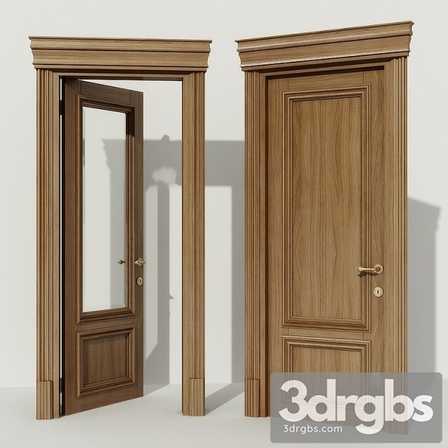 Classic Single Wood Door