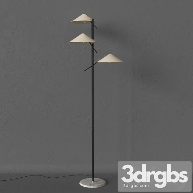 Stilnovo Floor Lamp Triple Shades