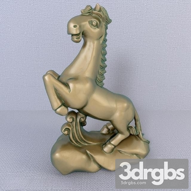 12 Bronze Zodiac Animals Horse