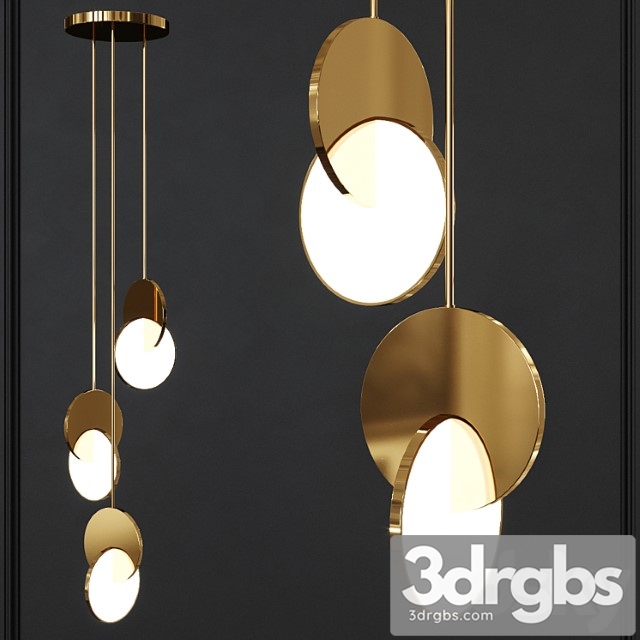 Lee broom eclipse chandelier polished gold