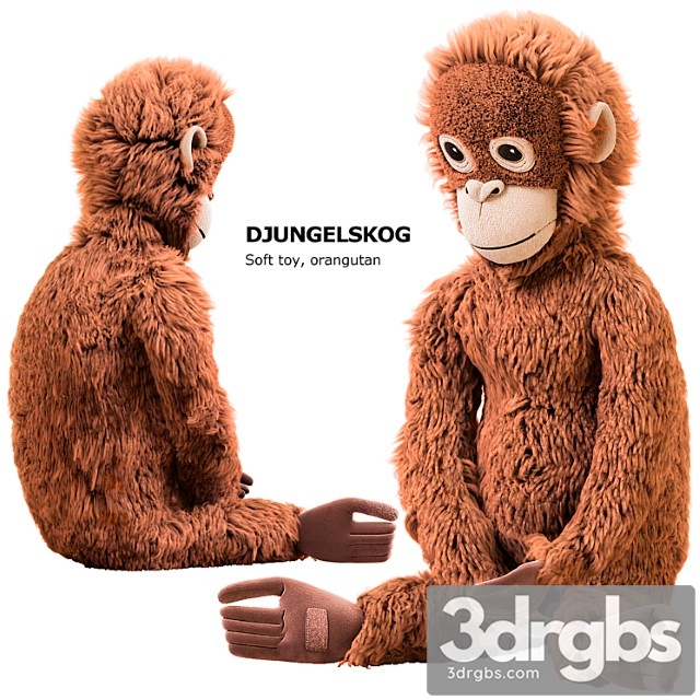 Soft Toy Dungelskogen Orangutan Ikea