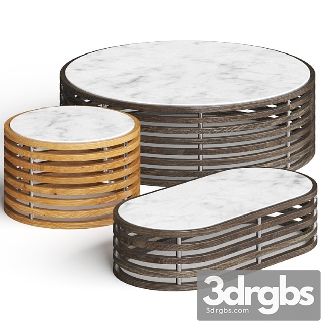 Seora oyster coffee tables