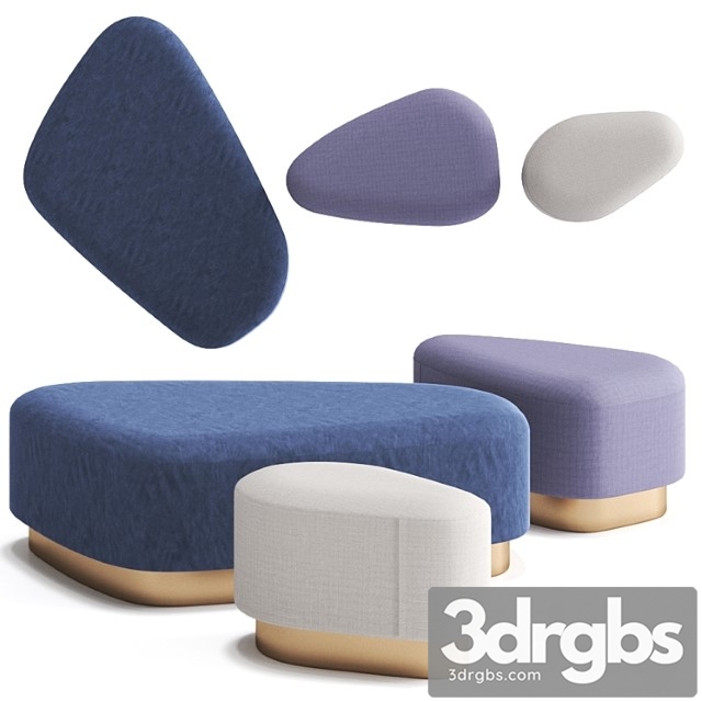 Island pouf by saba italia