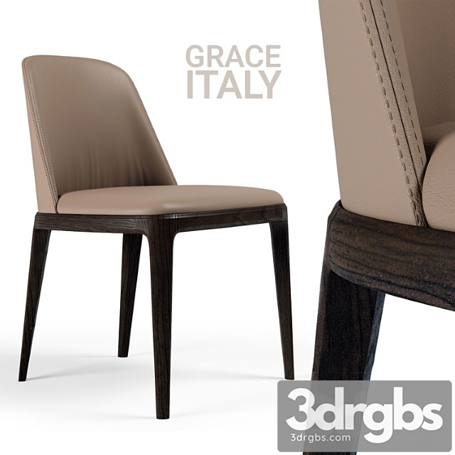 Chair poliform grace beige 2