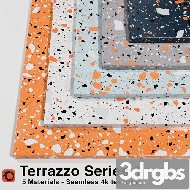 Terrazzo Series 1 5 Seamless Materials