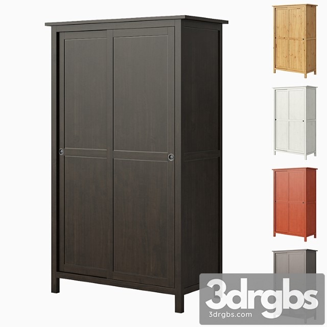 Ikea hemnes wardrobe with 2 sliding doors