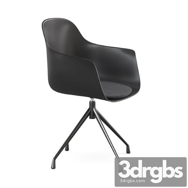Office Swivel Black Chair Wapong La Redoute Interieurs