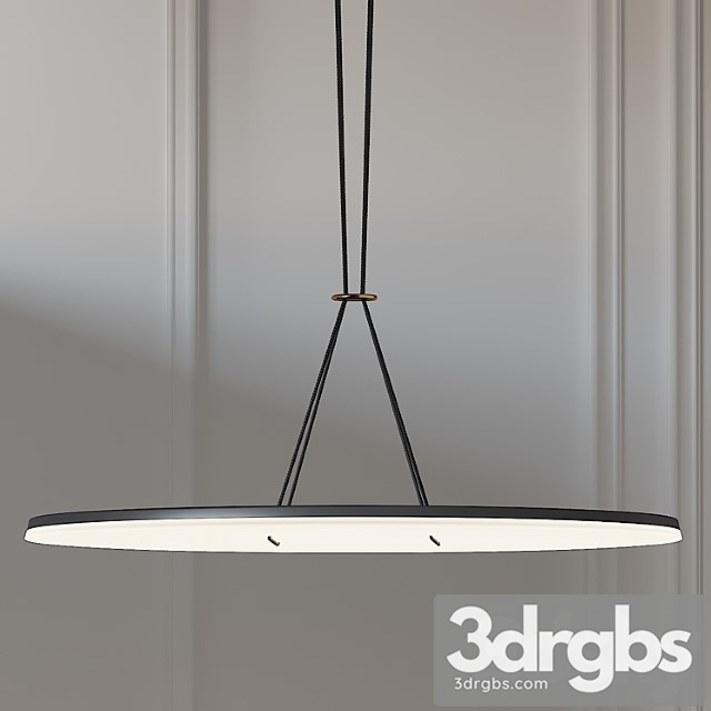 Exclusive button 90 led pendant light by lukas peet