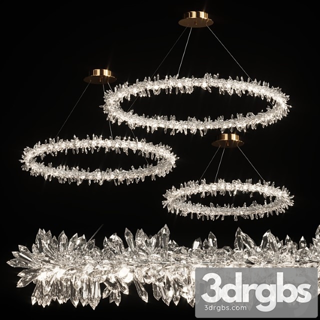 Crystal ring chandelier sibyl