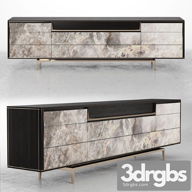 Visionnaire barney lacquered sideboard 2