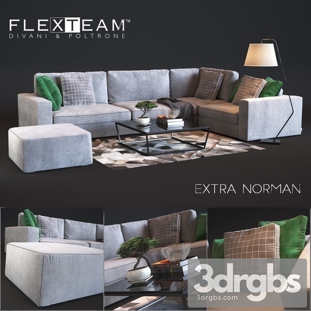 Flexteam Extra Norman Sofa 01