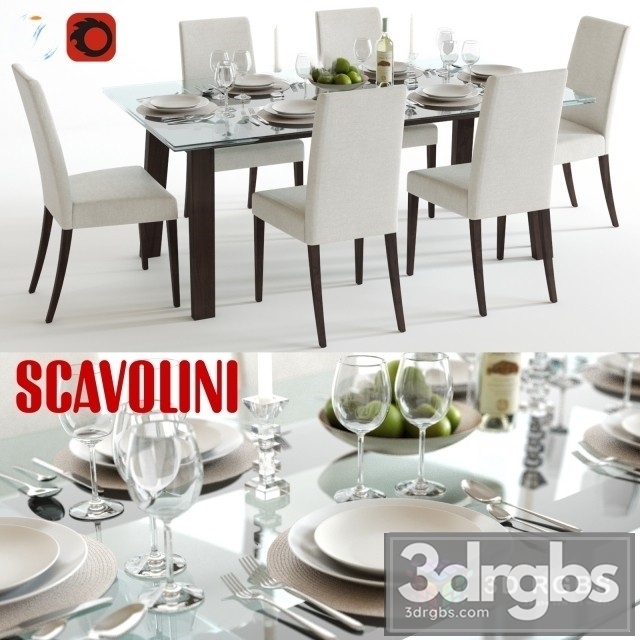 Scavolini Aire Table and Kuadra Chair