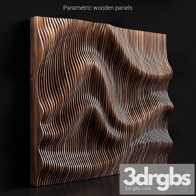 Parametric wooden panels