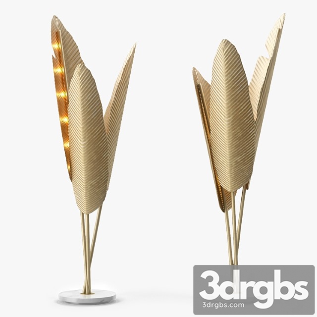 Ginger and jagger bananas floor lamp