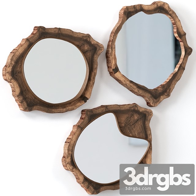 Collection of slab mirrors.