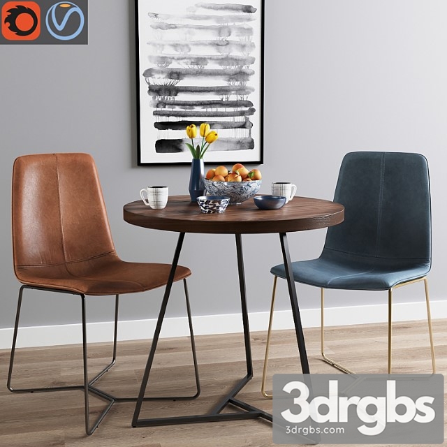 West elm dining set 2