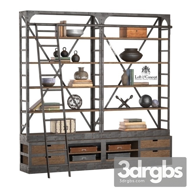 Industrial Iron Cabinet