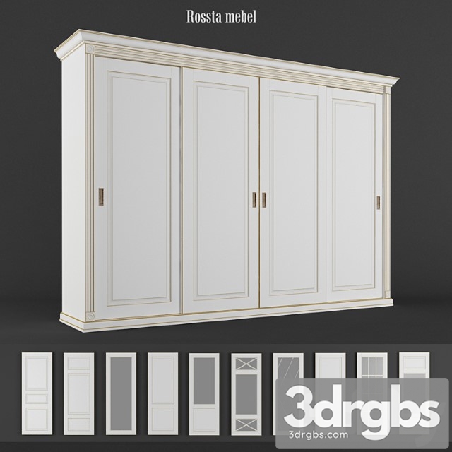 4-door wardrobe. rossta furniture.