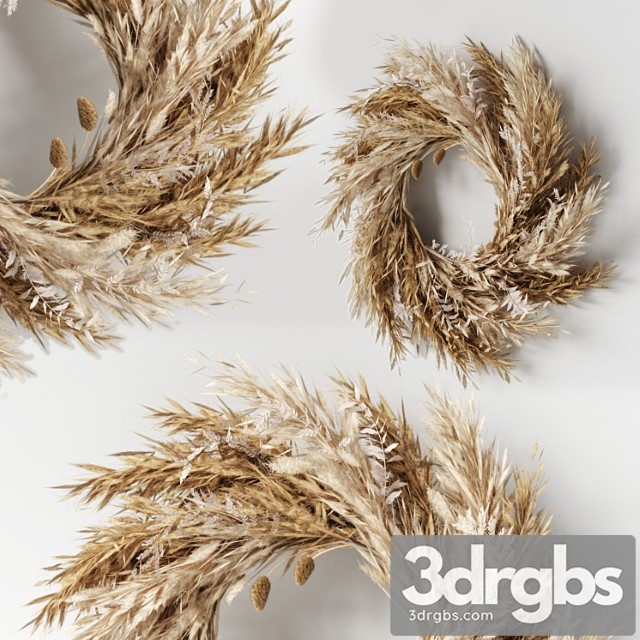 Pampas Wall Decor 02