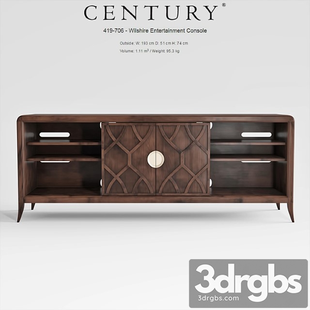 Century furniture wilshire entertainment console 2