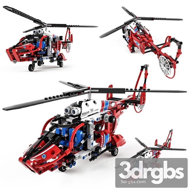 Toy Lego Technic Rescue Helicopter