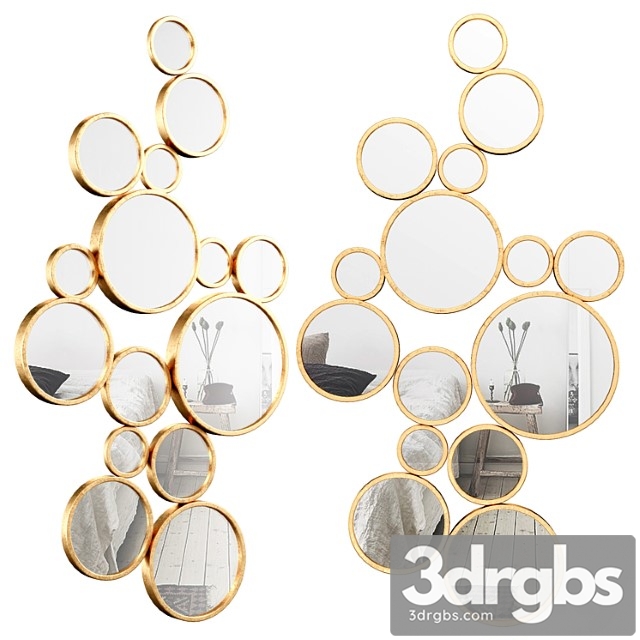 Bubbles wall mirror vyq6540