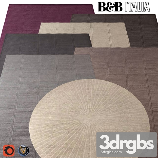 Carpet b & b italia (cratis) 2000х3000 (7 colors)