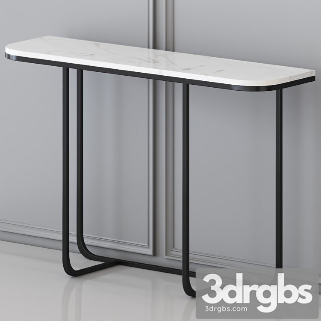 Manor park black - console table