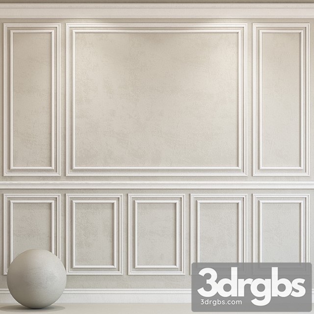 Decorative plaster with molding 79