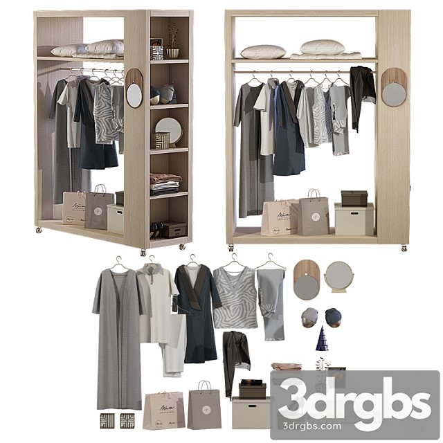 Wardrobe with decor 2