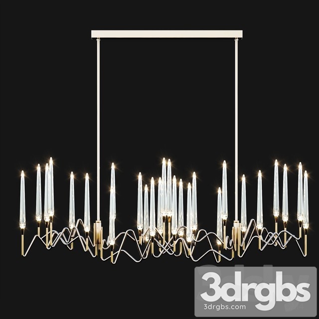 Pezzo 3 Long Chandelier