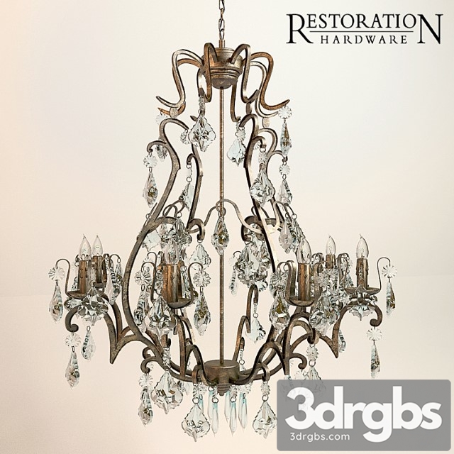 Florian Mercury Glass Chandelier