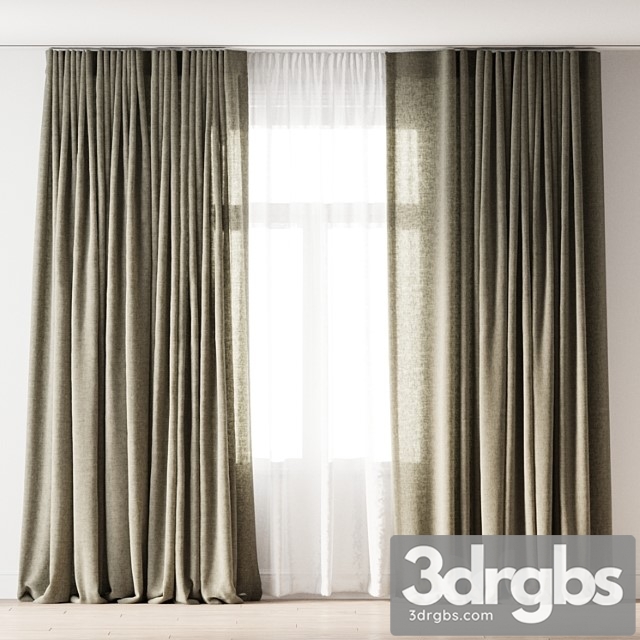 Linen curtains