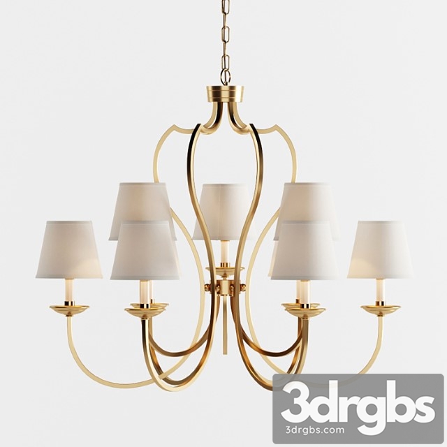 Chandelier dantone home selena dl1353- 6 + 3vbn