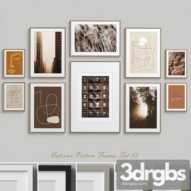 Interior picture frames set-55