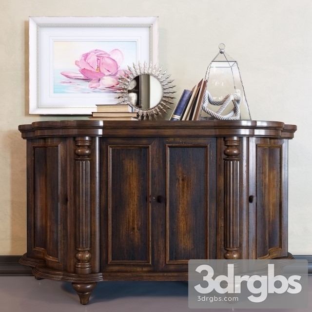 Shaped Credenza