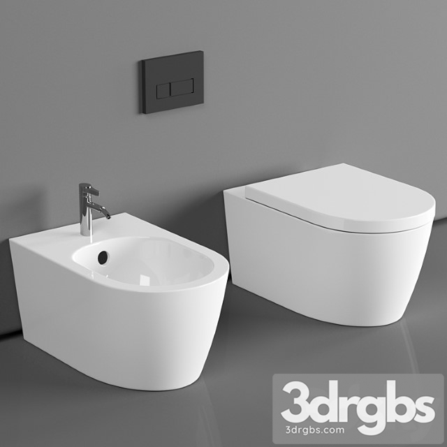 Duravit me by starck wall-mounted bidet matt white, with wondergliss