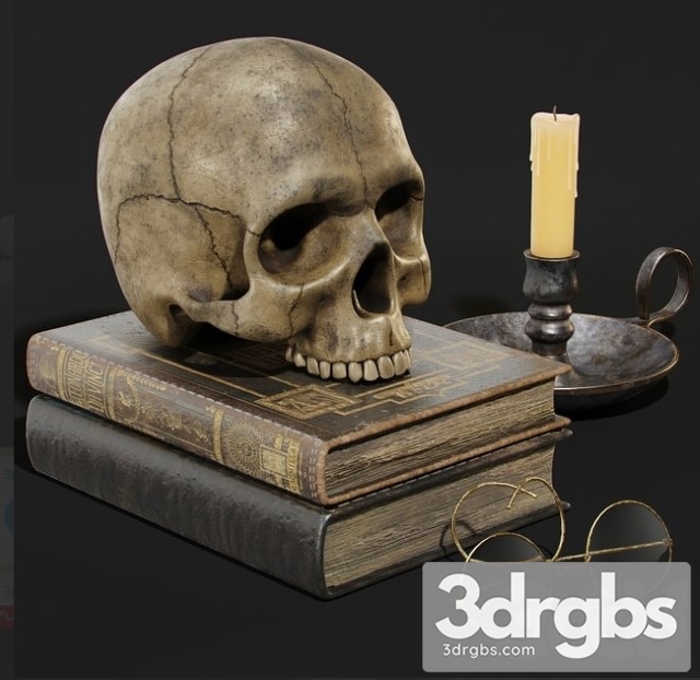 Skull And Books