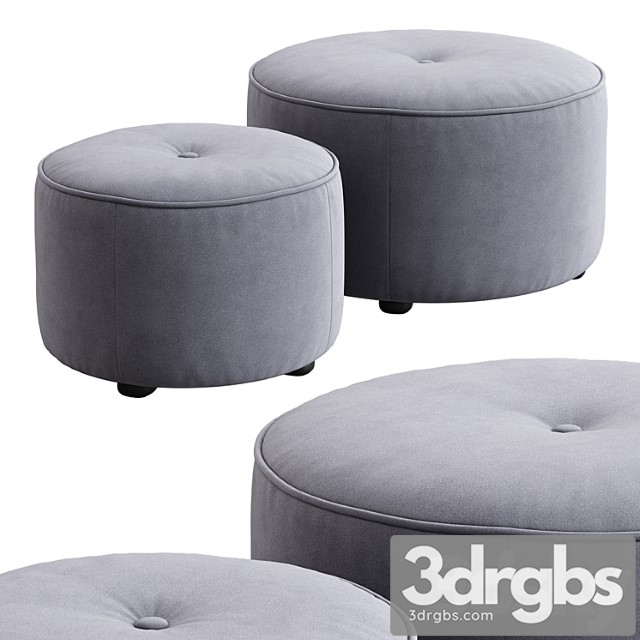 Etro Round Ottoman