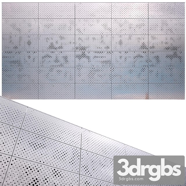 Perforated metal panel n13