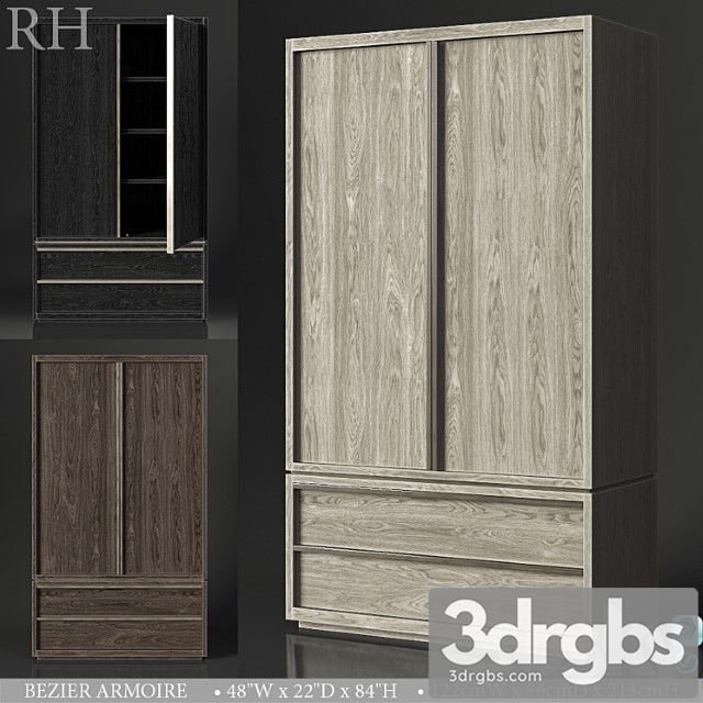 Rh bezier armoire