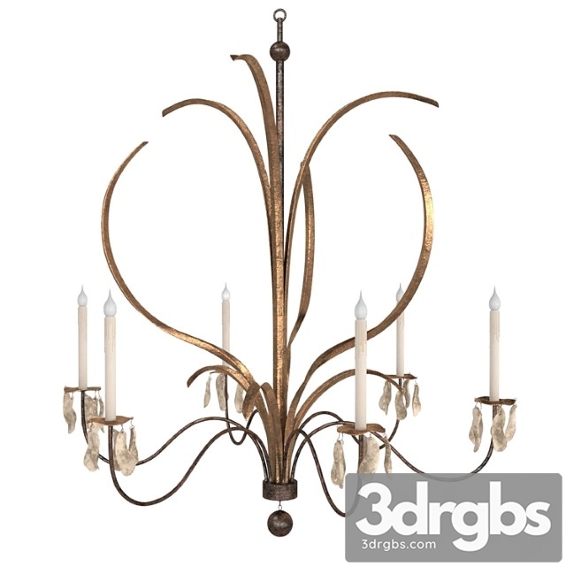 Low Country Marsh Grass Grande Chandelier