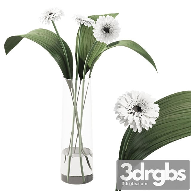 021 flowers and leaves in vase indoor decor plant