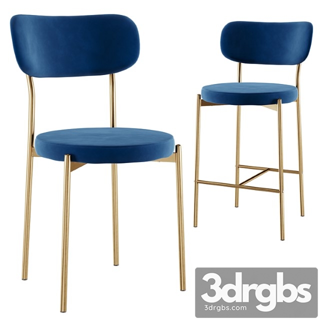 Chair&bar stool barbara stool group
