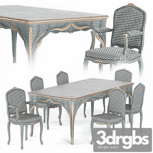 Silvano Grifoni Table And Chair Set