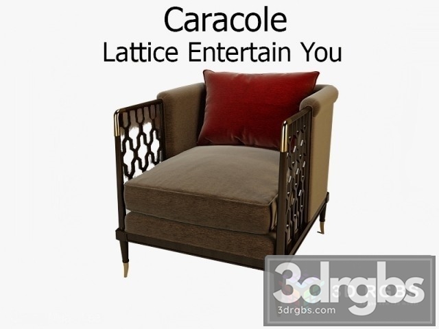 Caracole Lattice Entertain Armchair