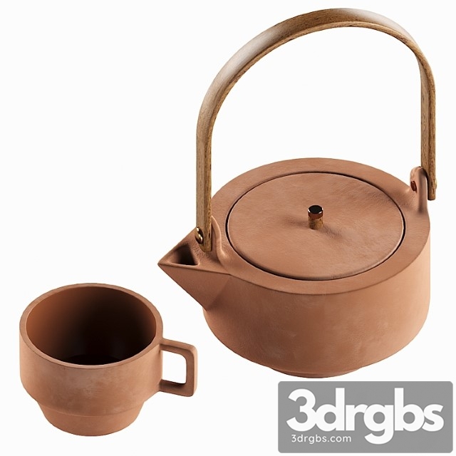 Skagerak edge teapot set