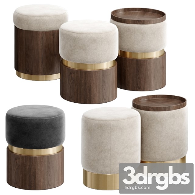 Lune stools by carlyle collective