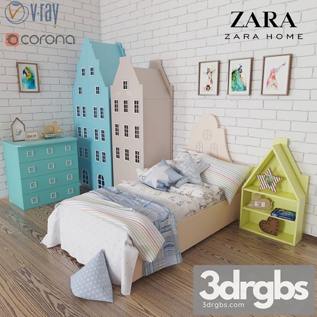 A Set Of Furniture and Bedding Amsterdam Zara Home