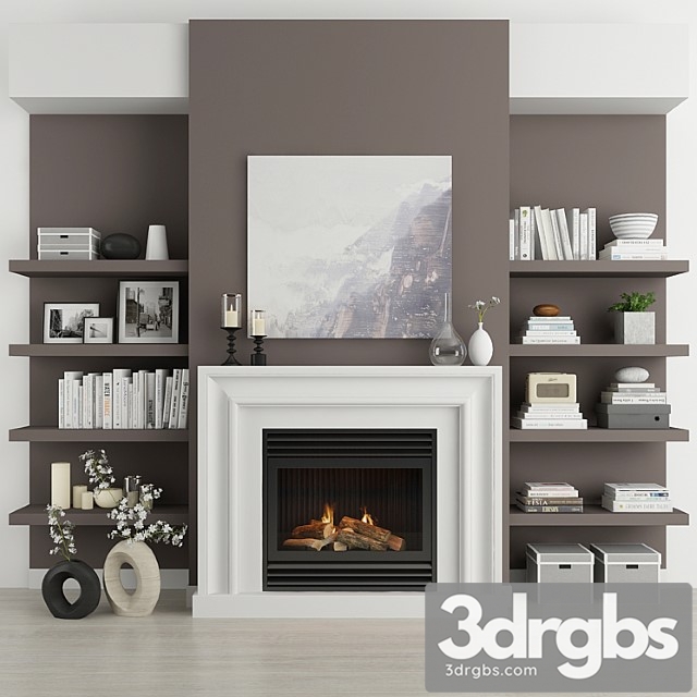 Fireplace and decor 19